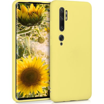 Oem Θήκη Σιλικόνης Matt 1,2 mm Για Xiaomi MI Note 10 / Note 10 Pro  Κίτρινο