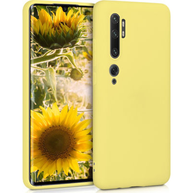 Oem Θήκη Σιλικόνης Matt 1,2 mm Για Xiaomi MI Note 10 / Note 10 Pro  Κίτρινο