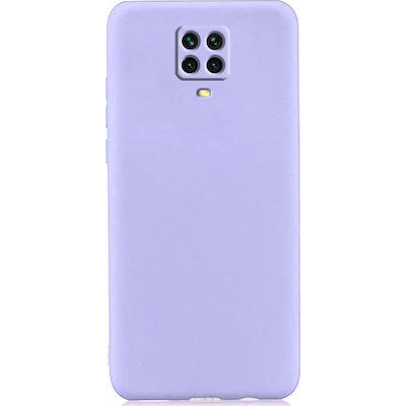 Oem Θήκη Σιλικόνης Matt 1,2 mm Για Xiaomi Redmi Note 9 Pro / Redmi Note 9s / Note 9 Pro Max Λιλά