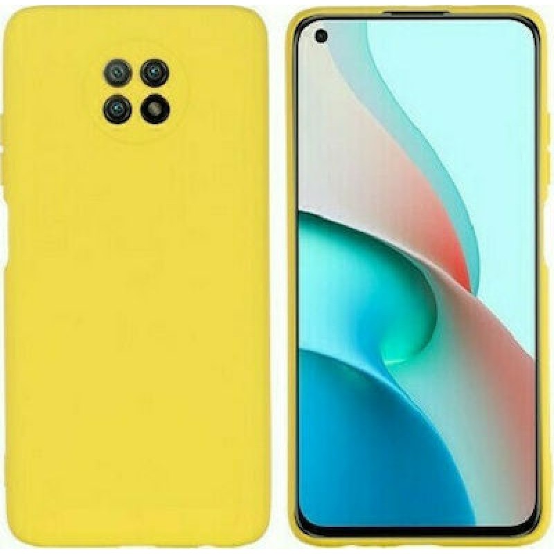 Oem Θήκη Σιλικόνης Matt 1,2 mm Για Xiaomi Redmi Note 9 5G / Note 9T Κίτρινο