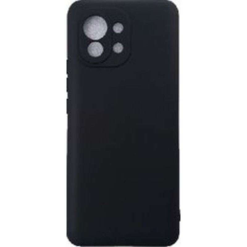 Oem Θήκη Σιλικόνης Matt 1,2 mm Για Xiaomi Mi 11 Lite 4G / 5G  Μαύρο