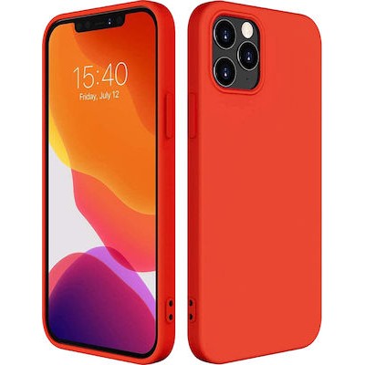 Oem Θήκη Σιλικόνης Matt 1,2 mm Για  Apple iPhone 12 Pro Max 6,7''  Πορτοκαλί