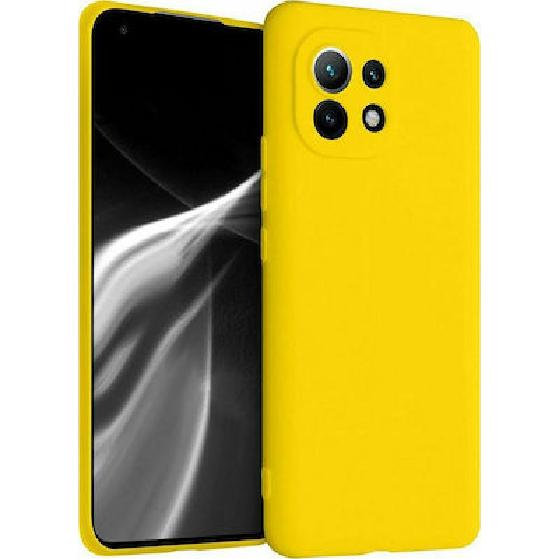 Oem Θήκη Σιλικόνης Matt 1,2 mm Για Xiaomi Redmi Mi 11 Κίτρινο