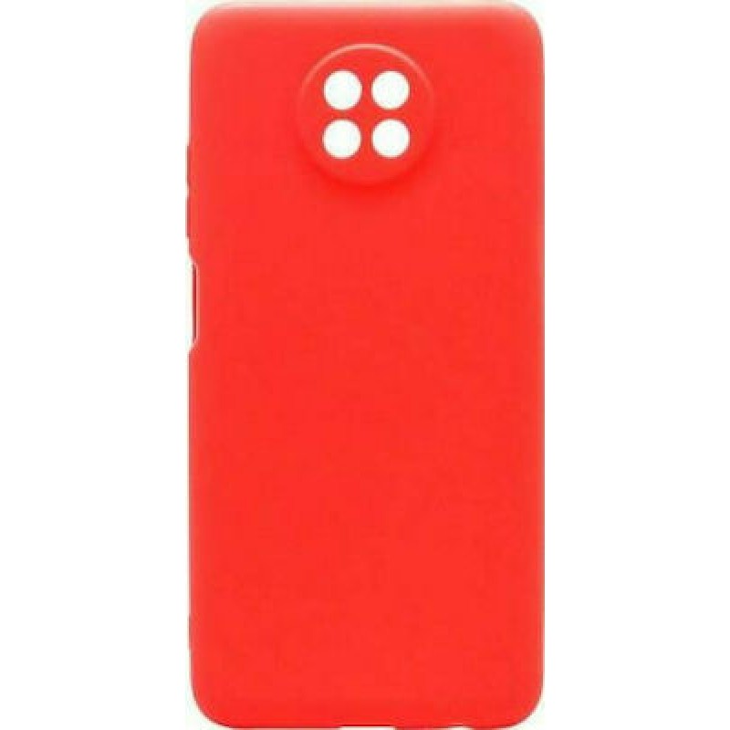 Oem Θήκη Σιλικόνης Matt 1,2 mm Για Xiaomi Redmi Note 9 5G / Note 9T Κόκκινο