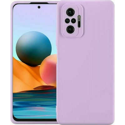 Oem Θήκη Σιλικόνης Matt 1,2 mm Για Xiaomi Redmi Note 10 Pro / 10 Pro Max  Λιλά