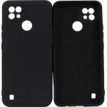 Oem Θήκη Σιλικόνης Matt 1,2 mm Για Realme C21 - C20  Μαύρο