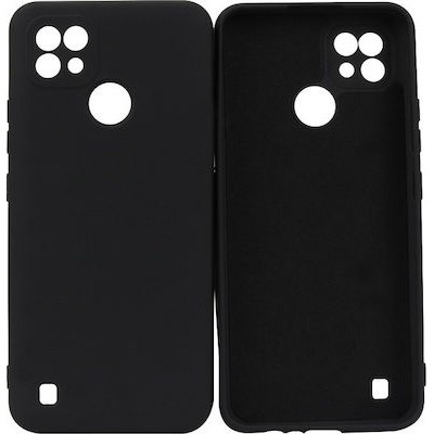 Oem Θήκη Σιλικόνης Matt 1,2 mm Για Realme C21 - C20  Μαύρο