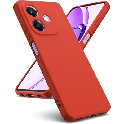Oem Silicone Case Matt 1.5 mm Για Oppo A40 / A60 5G Κόκκινο
