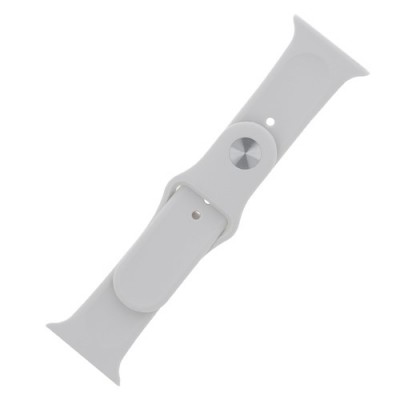 Oem Universal Λουράκι Σιλικόνης M / L Συμβατό Με Apple Watch 38 / 40 / 41 mm Άσπρο