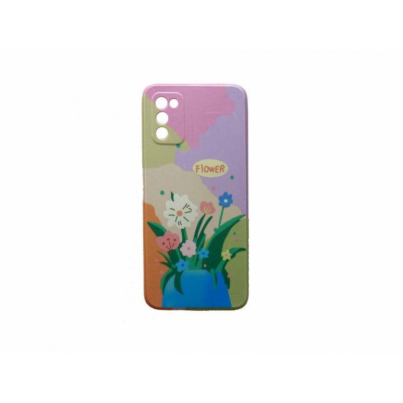  Oem Back Cover Σιλικόνης Με Σχέδιο Flower 5 Για Samsung Galaxy A02s / M02s / F02s Samsung Galaxy A02s / M02s / F02s 