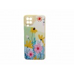 Oem Back Cover Σιλικόνης Flower 6 Για Samsung Galaxy A12 / M12 / F12  Κίτρινο