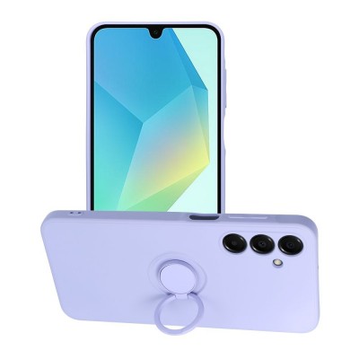 Oem ΄Θήκη Σιλικόνης Με Ring Για Samsung Galaxy A16 5G Λιλά 