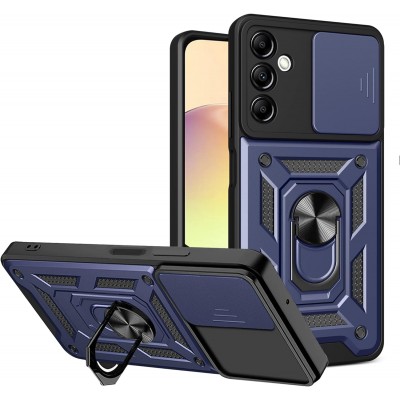 Oem Θήκη Slide Armor Back Cover Για Samsung Galaxy A17 5G Με Προστασία Κάμερας Μπλε