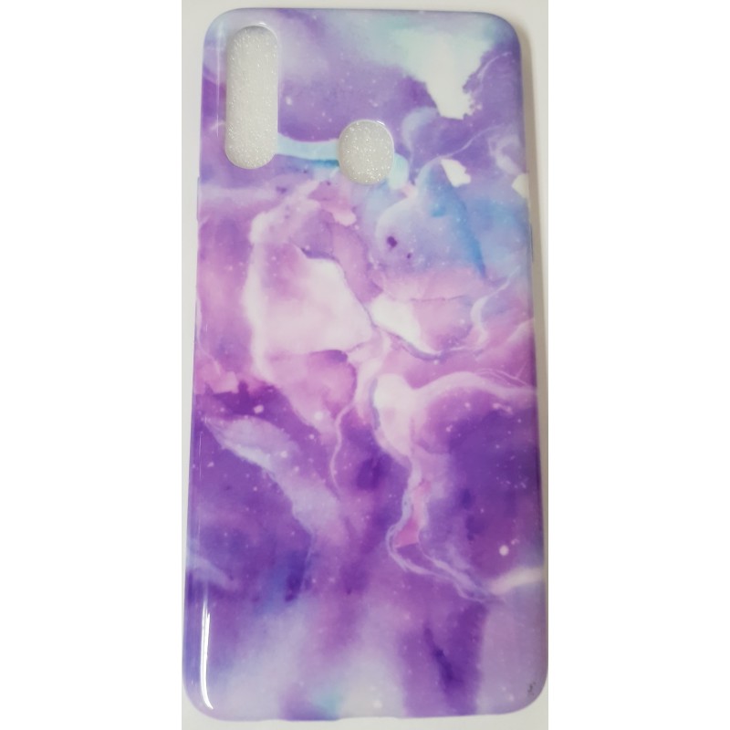 Oem  Θήκη Σιλικόνης Marmur 1 case Για  Samsung Galaxy A20S  Μωβ