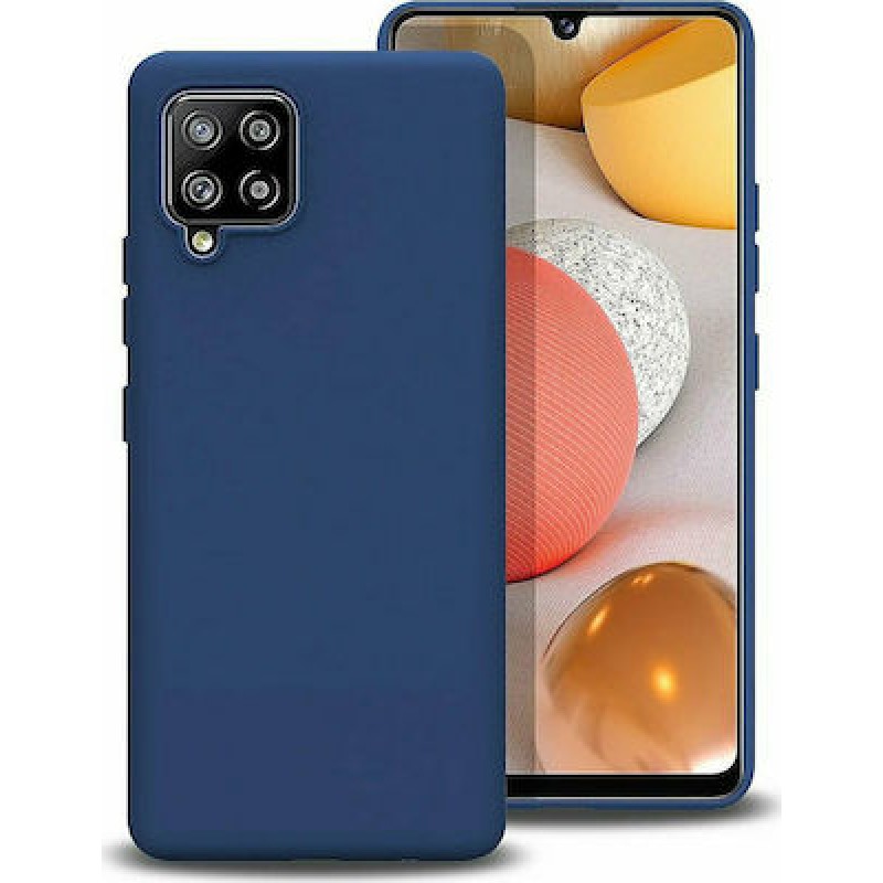 Oem Θήκη Σιλικόνης Matt 1,2 mm Για Samsung Galaxy A22 4G  Μπλε