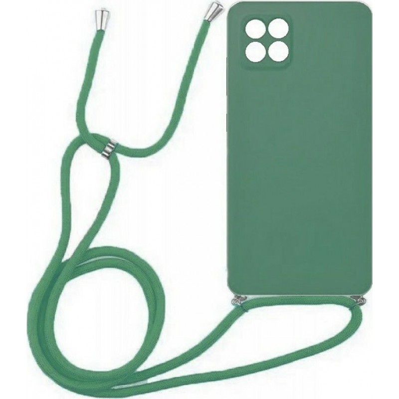 Oem Cord Silicone   Πράσινο Θήκη Για Samsung Galaxy A22 5G Με Λουρί Πράσινο
