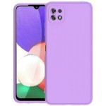 Oem Θήκη Σιλικόνης Soft 2.0 mm Για  Samsung Galaxy A22 5G  Μωβ