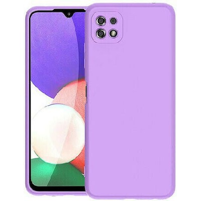 Oem Θήκη Σιλικόνης Soft 2.0 mm Για  Samsung Galaxy A22 5G  Μωβ