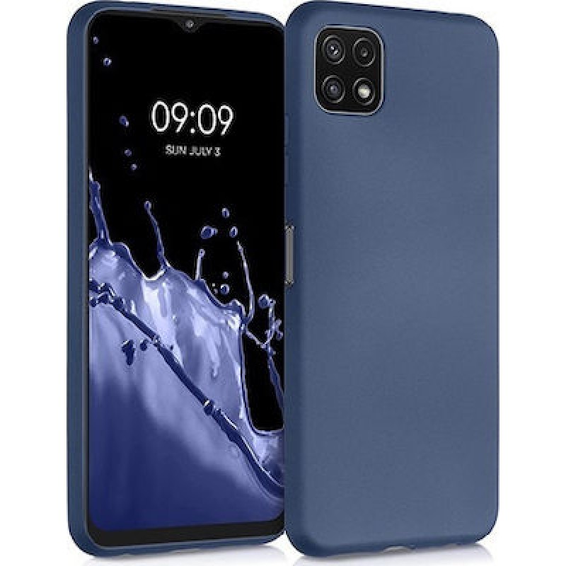 Oem Θήκη Σιλικόνης Matt 1,2 mm Για Samsung Galaxy A22 5G  Σκούρο - Μπλε