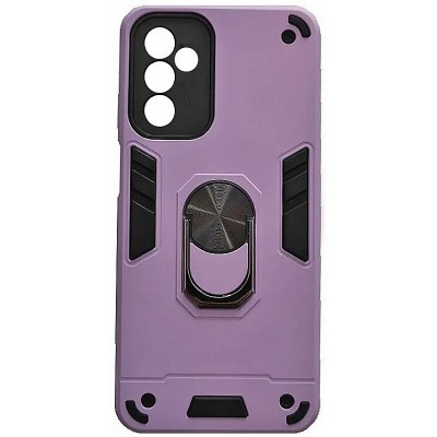 Oem Θήκη Armor Με Ring Stand TPU Case Για Xiaomi Poco M6 Pro 4G Λιλά