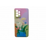  Oem Back Cover Σιλικόνης Με Σχέδιο Flower 5 Για Samsung Galaxy A52 5G / A52 4G / A52S 5G  