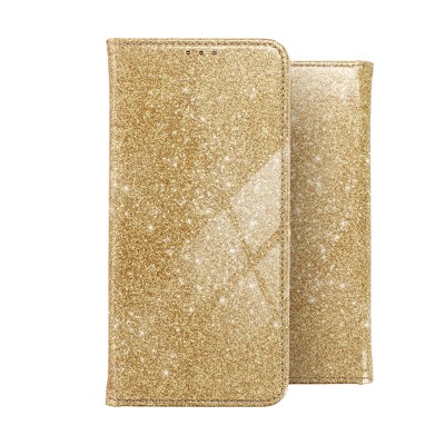 Oem Θήκη Βιβλίο Shining Χρυσόσκονη Για Samsung Galaxy A52 5G / A52 4G / A52S 5G  Χρυσό