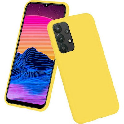 Oem Θήκη Σιλικόνης Matt 1,5 mm Για Samsung Galaxy A32 5G / M32 5G Κίτρινο