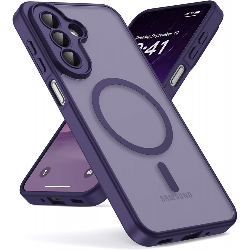 Oem Θήκη Back Cover Electro Magsafe Ημιδιαφανή Για Samsung Galaxy A17 5G Μωβ