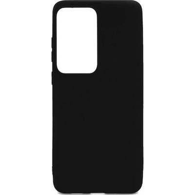 Oem Θήκη Σιλικόνης Matt 1,2 mm Για Samsung Galaxy S21 Ultra 5G  Μαύρο