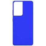 Oem Θήκη Σιλικόνης Matt 1,2 mm Για Samsung Galaxy S21 Ultra 5G  Μπλε