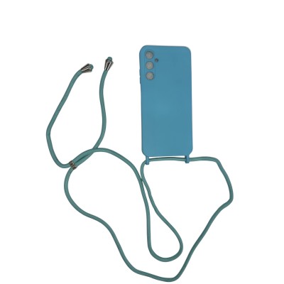 Oem Cord Silicone Γαλάζια Θήκη Για Samsung Galaxy A05s Με Λουρί Γαλάζιο