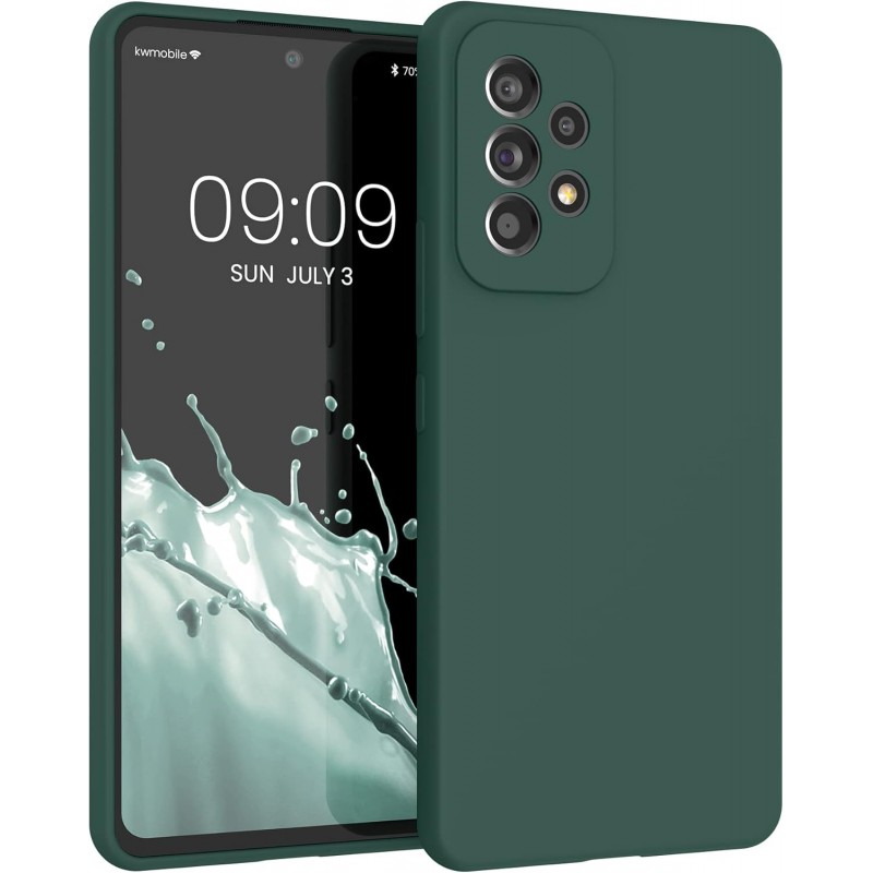 Oem Θήκη Σιλικόνης Matt 1,5 mm Για Samsung Galaxy A32 5G / M32 5G Σκούρο - Πράσινο