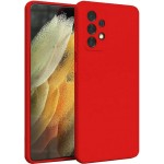 Oem Θήκη Σιλικόνης Matt 1,2 mm Για Samsung Galaxy A23 5G  Κόκκινο