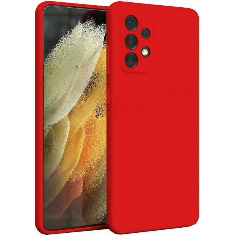 Oem Θήκη Σιλικόνης Matt 1,2 mm Για Samsung Galaxy A23 5G  Κόκκινο