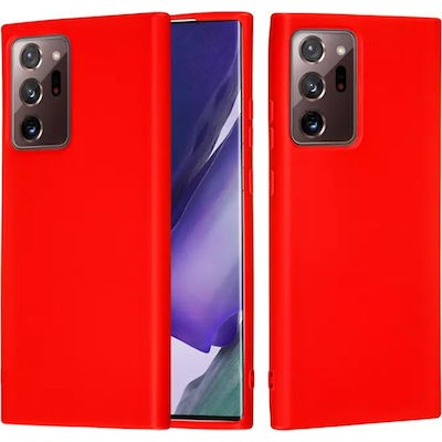 Oem Soft  Matt Case Gel Tpu 2.0mm Για Samsung Galaxy Note 20 Ultra 5G  Κόκκινο
