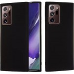 Oem Θήκη Σιλικόνης Matt 1,2 mm Για Samsung Galaxy Note 20 Ultra 5G  Μαύρο