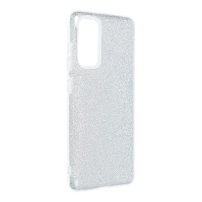 Oem Θήκη Shining Χρυσόσκονη Για   Samsung Galaxy S20 Plus / S20 Plus 5G Ασημί
