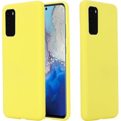 Oem Θήκη Σιλικόνης Soft 2.0 mm Για Samsung Galaxy S20   Κίτρινο