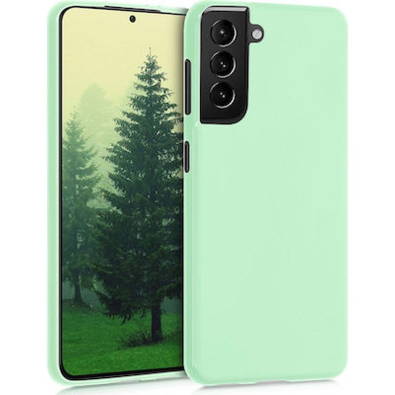 Oem Θήκη Σιλικόνης Matt 1,2 mm Για Samsung Galaxy S21 FE  Τιρκουάζ