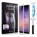 Curved Liquid UV Tempered Glass With UV NanoScale Light Για Samsung Galaxy S22 Ultra  