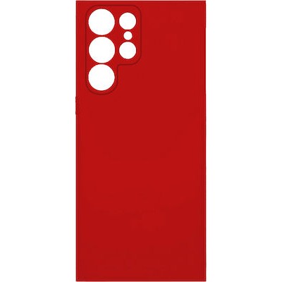 Oem Θήκη Σιλικόνης Matt 1,2 mm Για Samsung Galaxy S23 Ultra 5G Κόκκινο