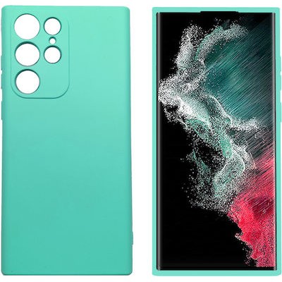 Oem Θήκη Σιλικόνης Soft 2.0 mm Για Samsung Galaxy S22 Ultra Τιρκουάζ
