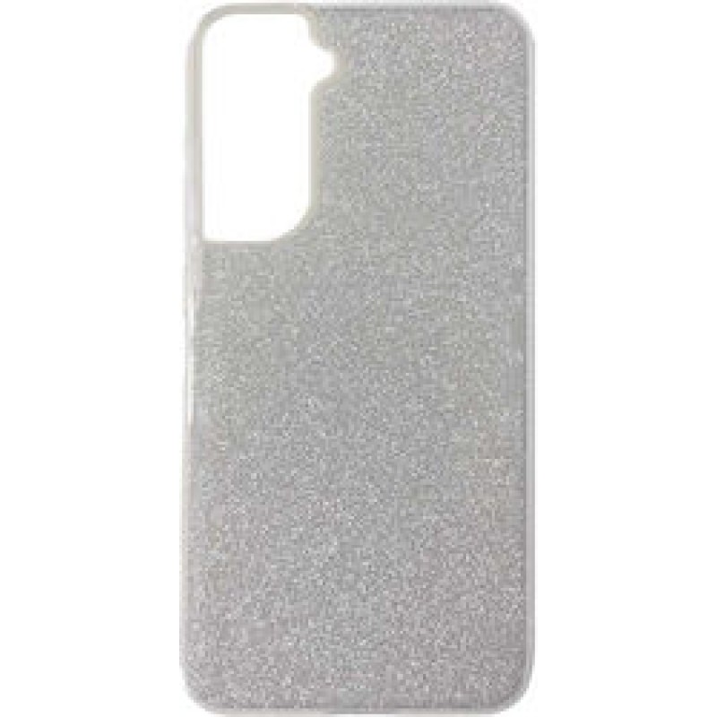 Oem Θήκη Shining Χρυσόσκονη Για   Samsung Galaxy S22 Plus Ασημί