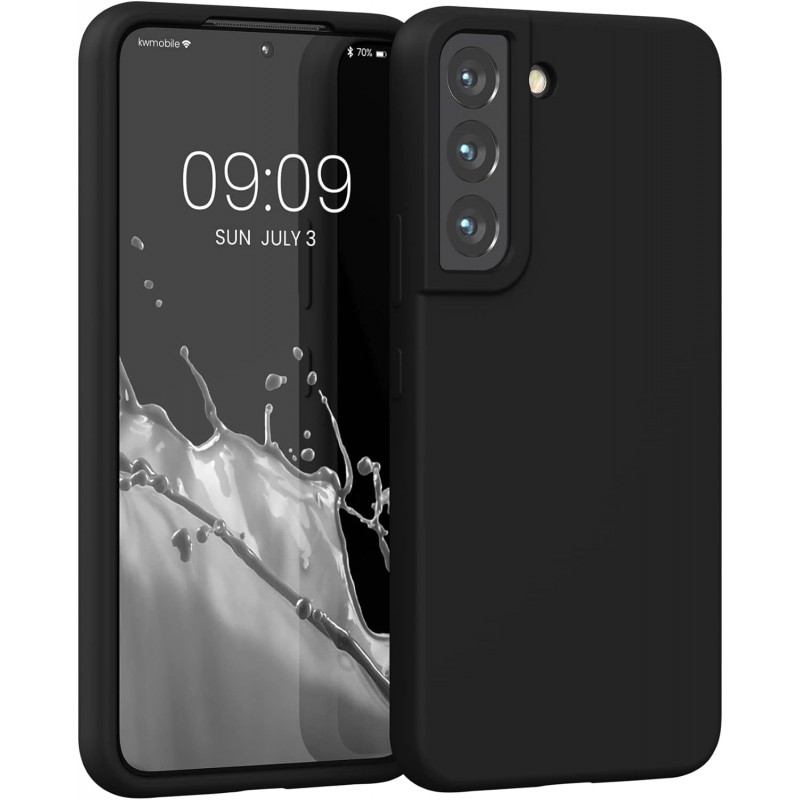 Oem Θήκη Σιλικόνης Matt 1,2 mm Για Samsung Galaxy S22 Plus Μαύρο
