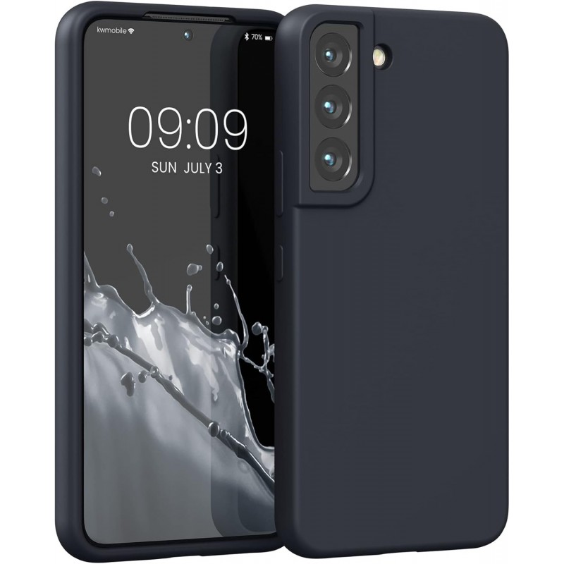 Oem Θήκη Σιλικόνης Matt 1,2 mm Για Samsung Galaxy S22 Plus Σκούρο - Μπλε