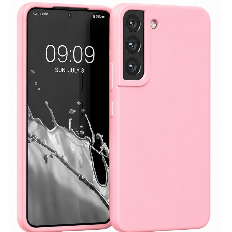 Oem Θήκη Σιλικόνης Matt 1,2 mm Για Samsung Galaxy S22 Plus Ροζ