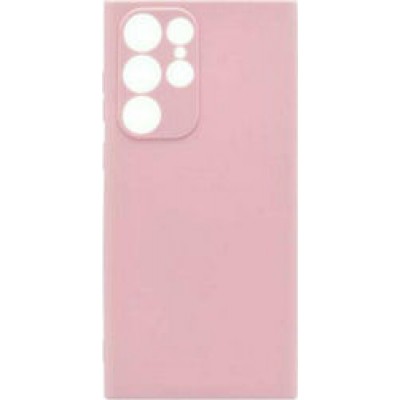 Oem Θήκη Σιλικόνης Matt 1,2 mm Για Samsung Galaxy S23 Ultra 5G Ροζ
