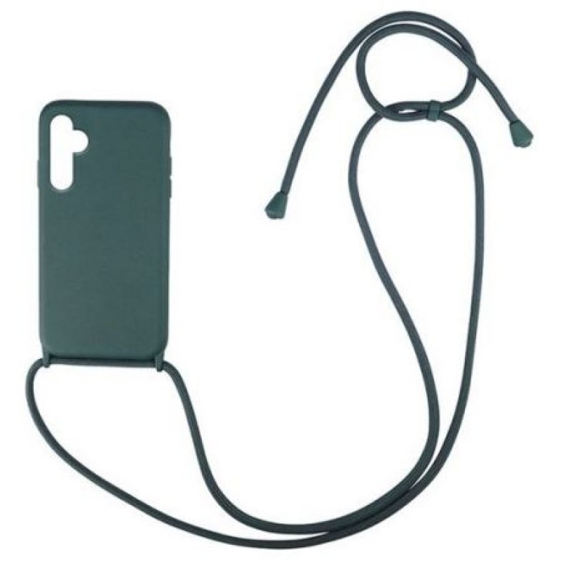Oem Cord Silicone Πράσινη Θήκη Για Samsung Galaxy A37 5G Με Λουρί Πράσινο