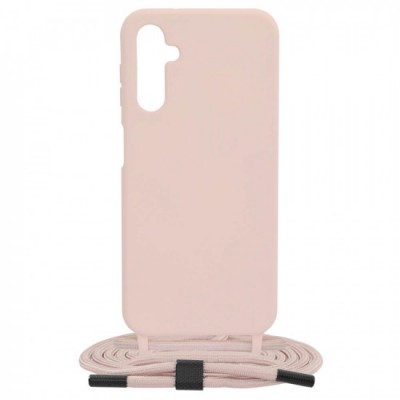 Oem Cord Silicone Ροζ Θήκη Για Samsung Galaxy A26 5G Με Λουρί Ροζ