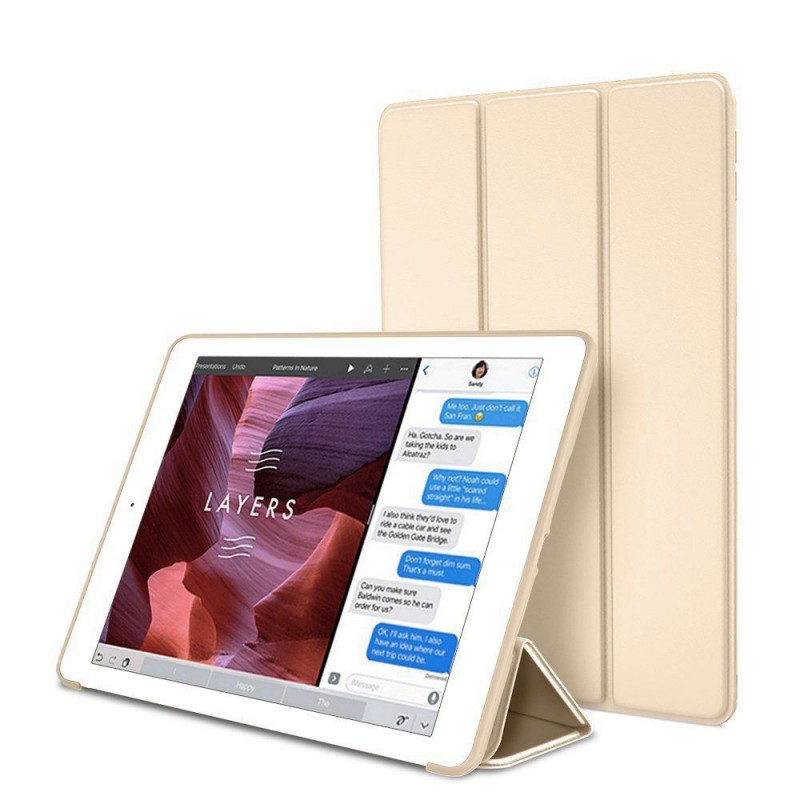 Oem Trifold Θήκη Βιβλίο με Σιλικόνη Flip Cover Για  Xiaomi Pad 5 11"   Χρυσό